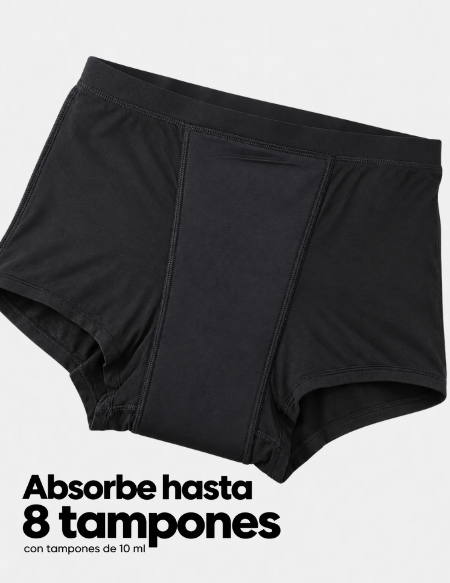 Bóxer Menstrual Absorbente 4 Capas