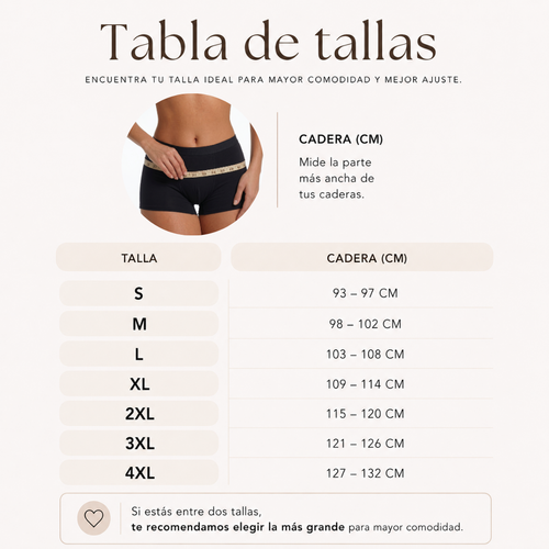 Bóxer Menstrual Absorbente 4 Capas